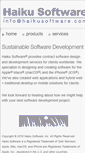 Mobile Screenshot of haikusoftware.com